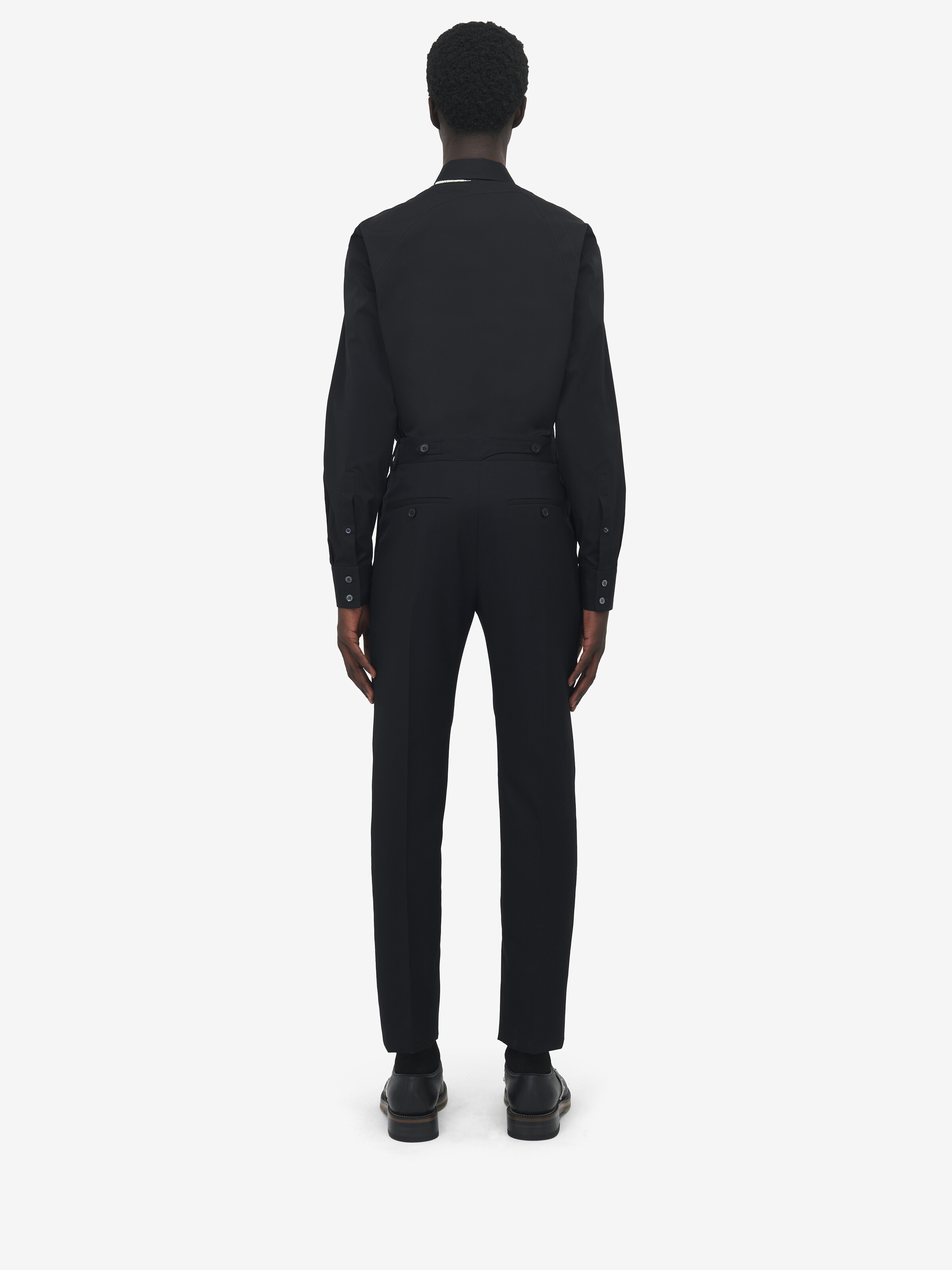 Wool Mohair Tailored Trousers - 4