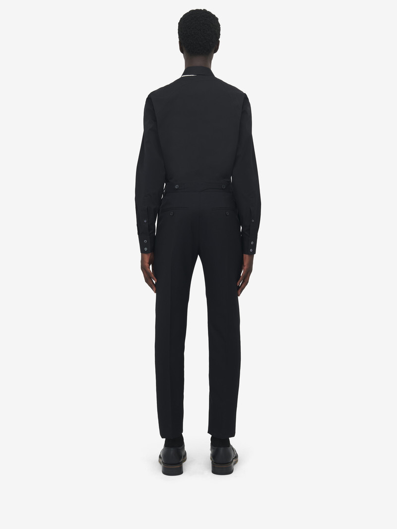 Wool Mohair Tailored Trousers 4