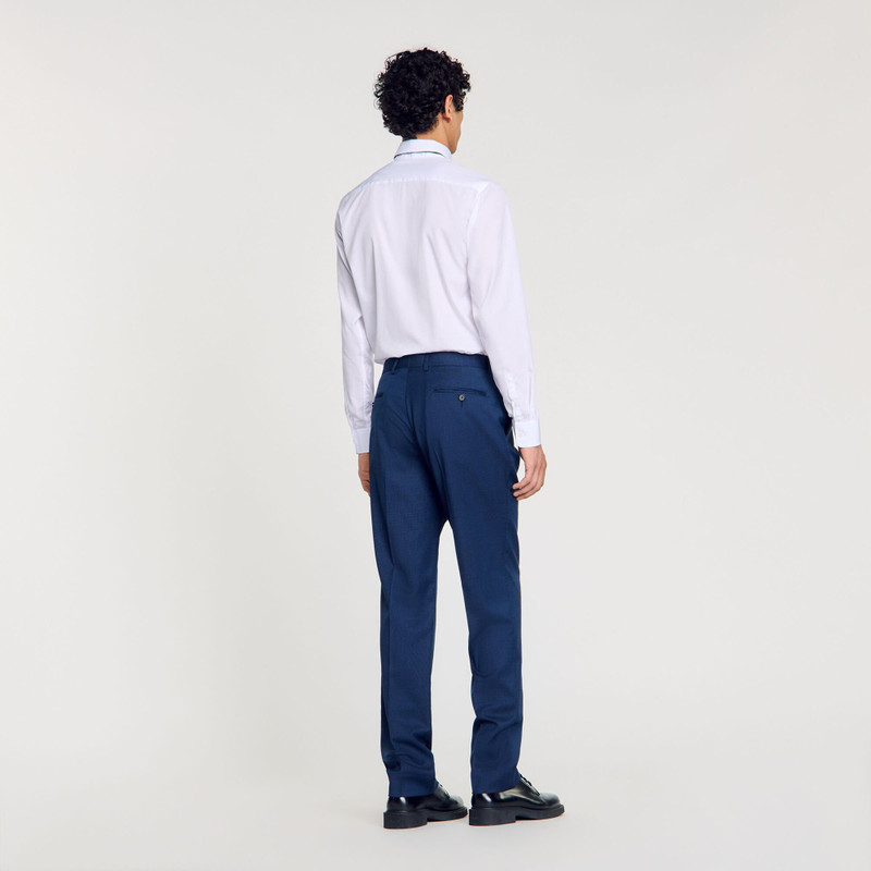 WOOL SUIT TROUSERS 5