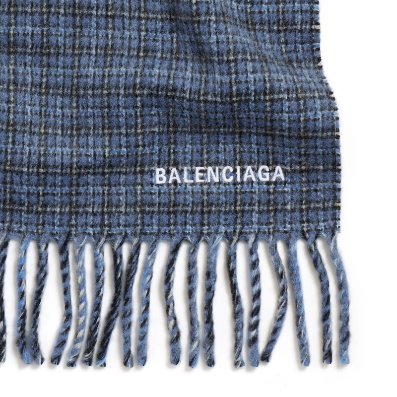 Men's Hooded Scarf in Blue 3