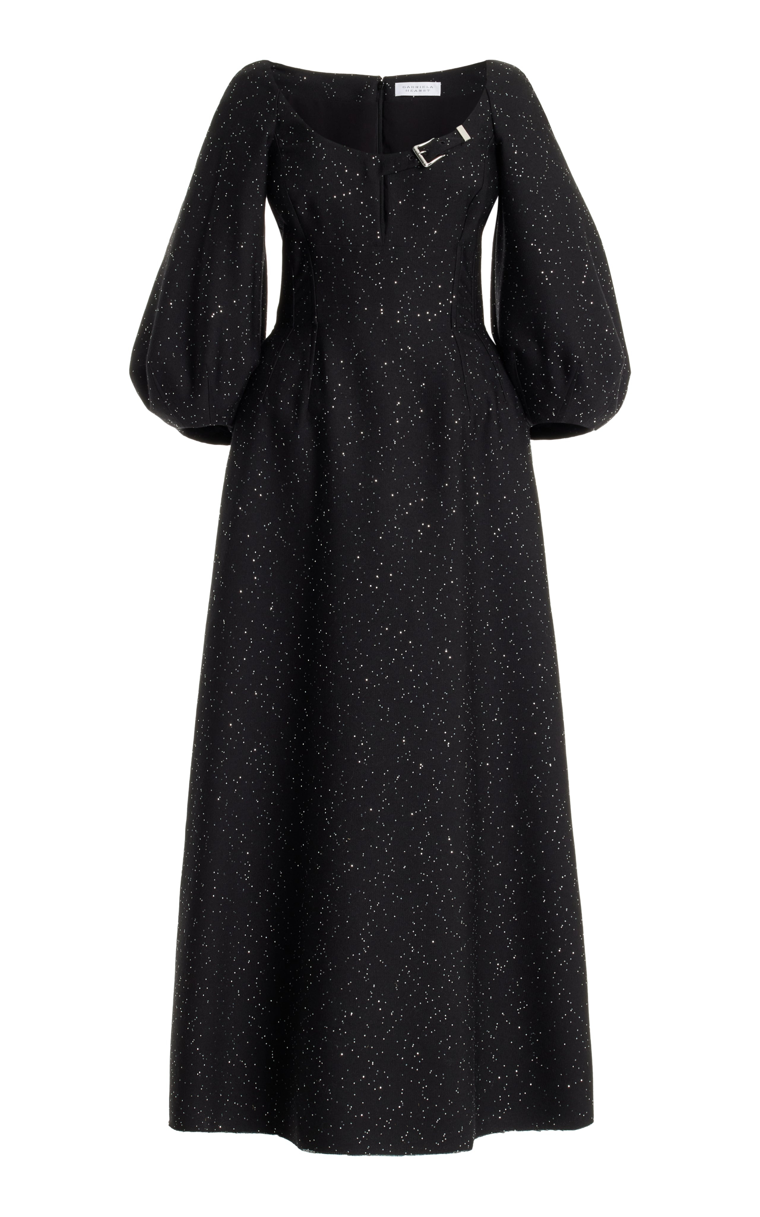 Madyn Sequin Dress in Wool - 1