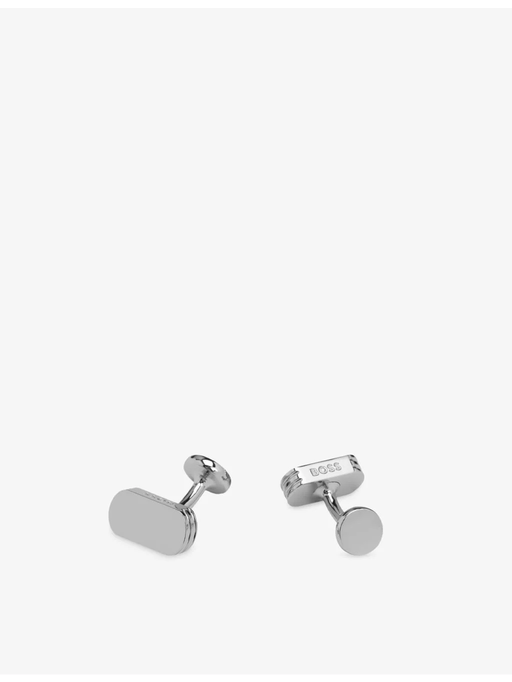 Brand-Engraved Brass Cufflinks - 1