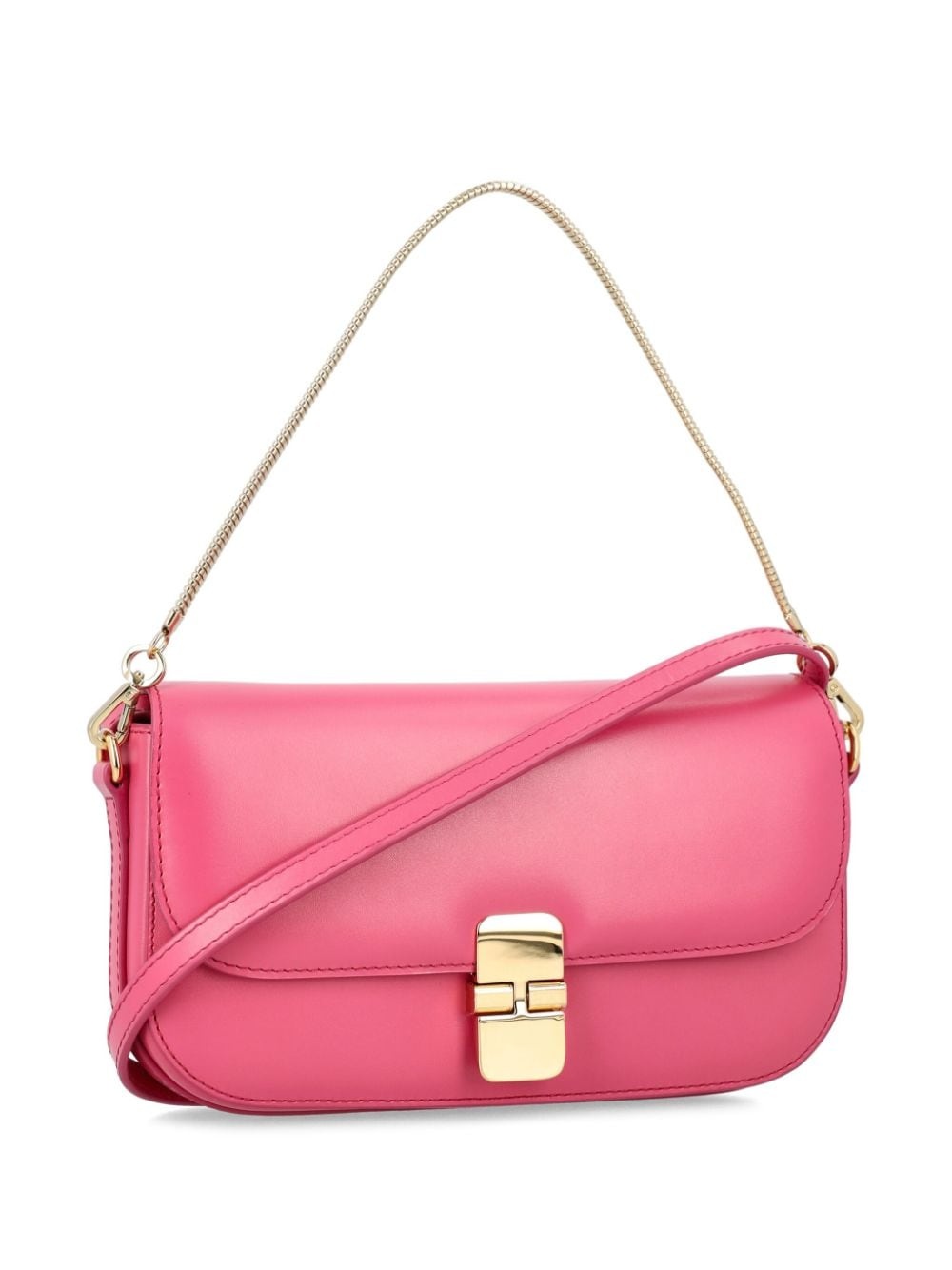 Grace Chaine leather clutch bag - 6