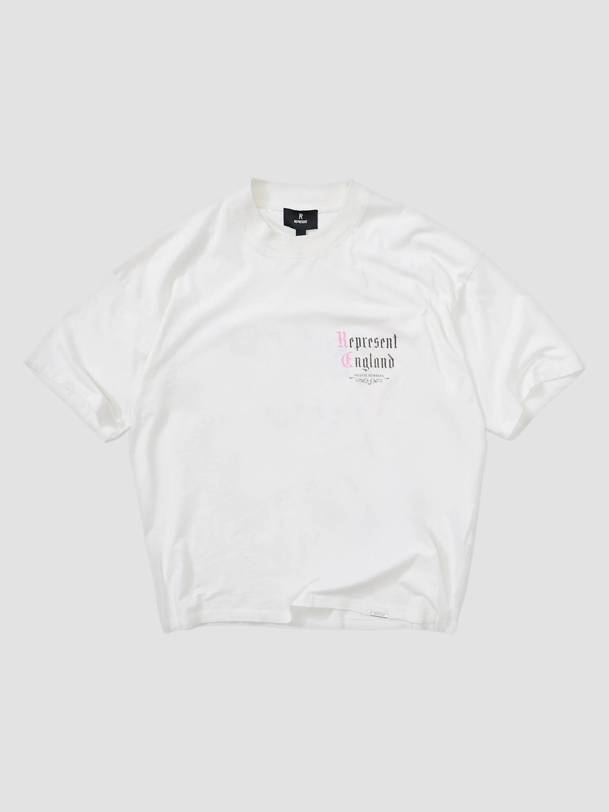 Men's Private Members Cotton-Blend T-Shirt - Flat White - 1