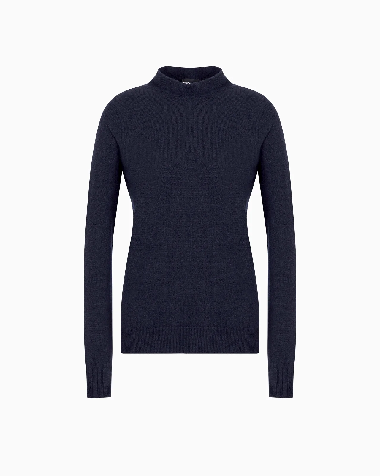 Pure cashmere mock-neck jumper - 1