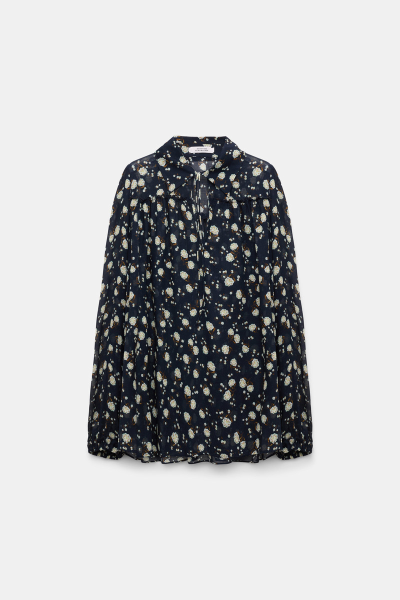 FLORAL VOLUMES blouse - 1