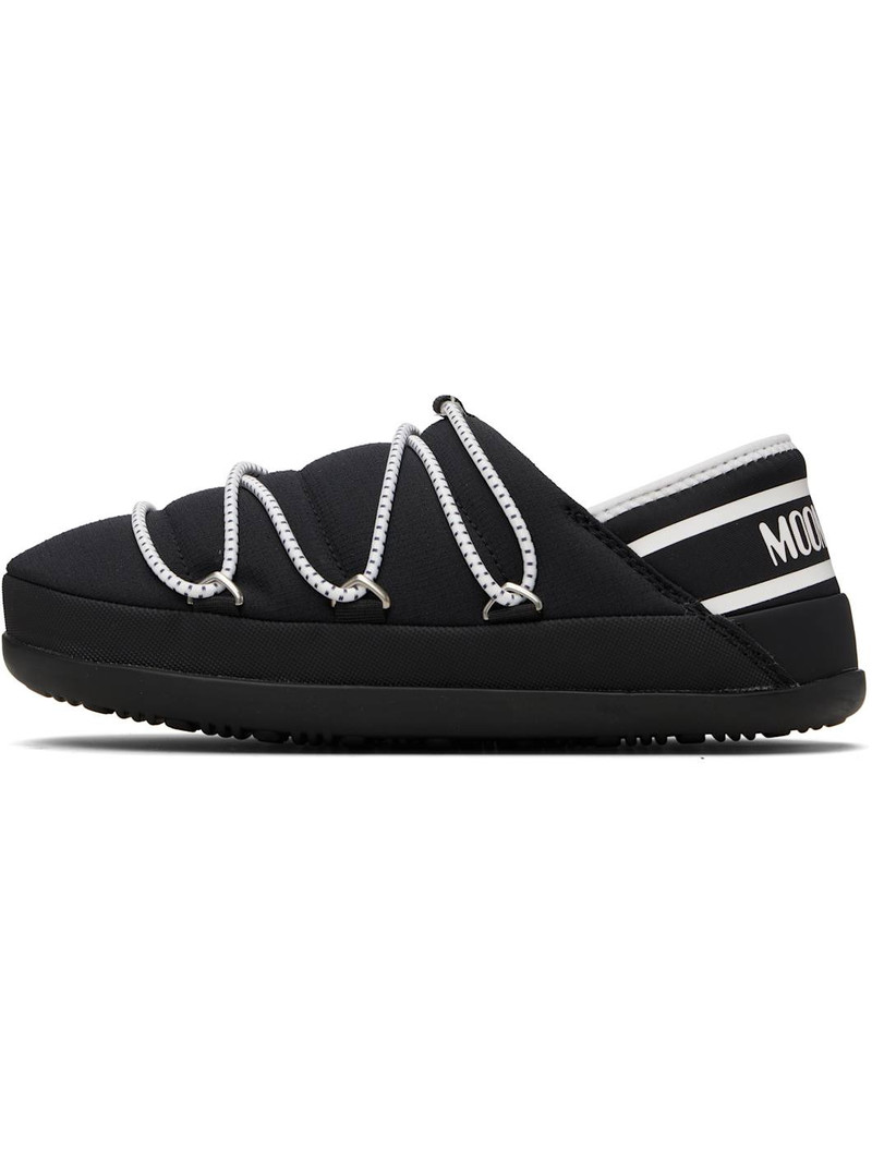 MOON BOOT Black Icon Slipper Loafers outlook