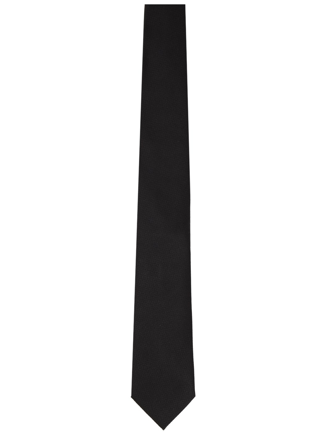 Black Silk Tie - 1