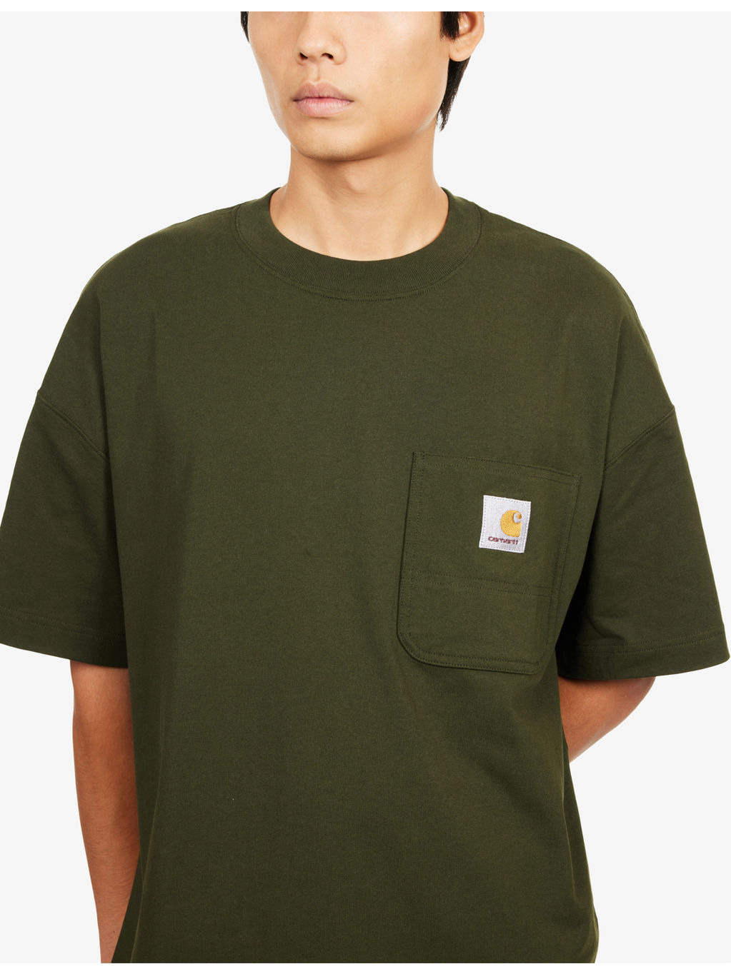 Work Pocket Logo-Embroidered Cotton-Jersey T-Shirt - 5