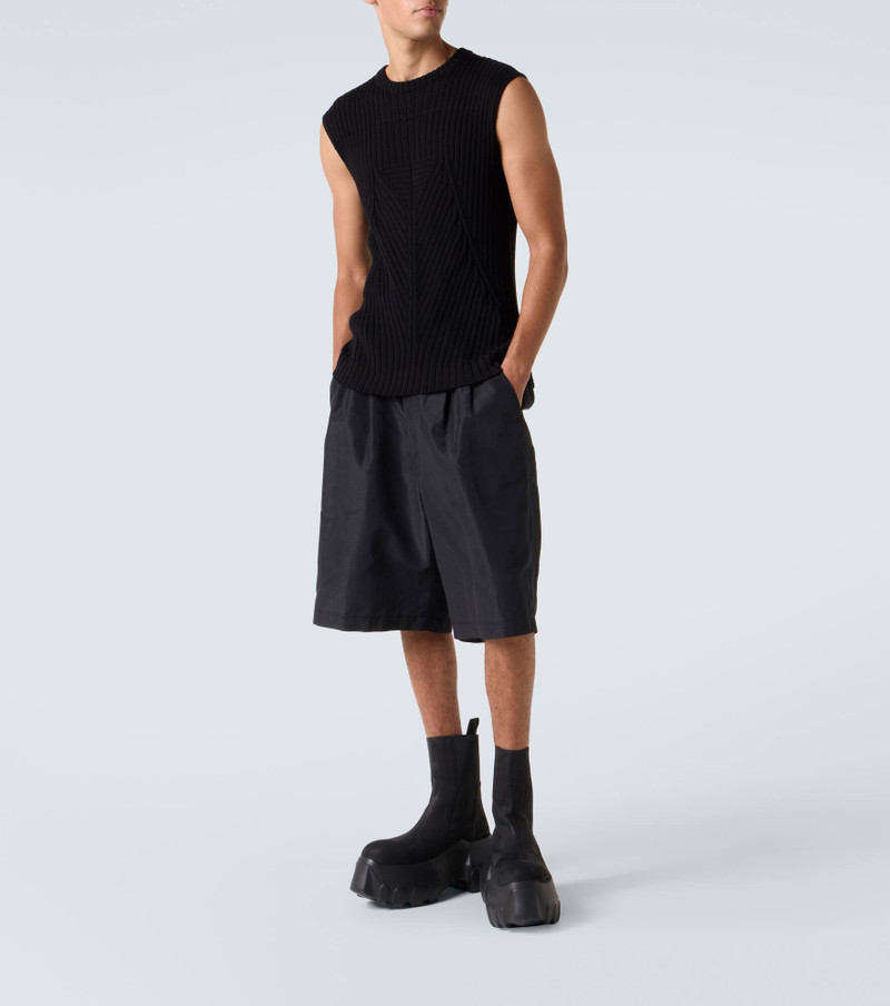 Rick Owens Beatle Mega Tractors leather Chelsea boots outlook