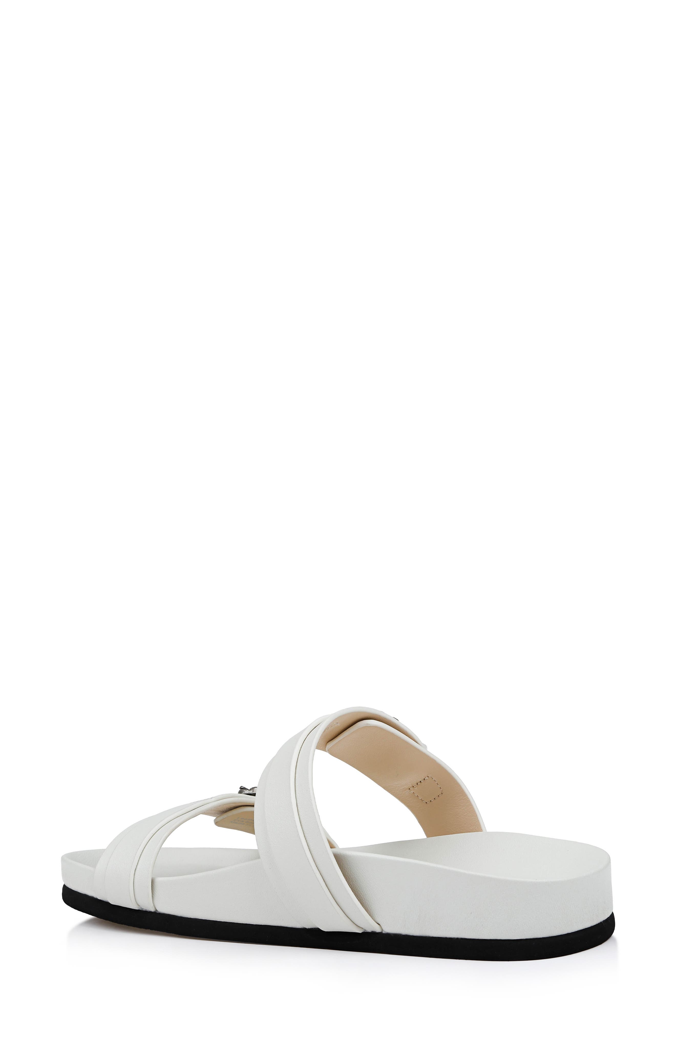L'AGENCE Gaelle Slide Sandal in Ivory Leather at Nordstrom - 2