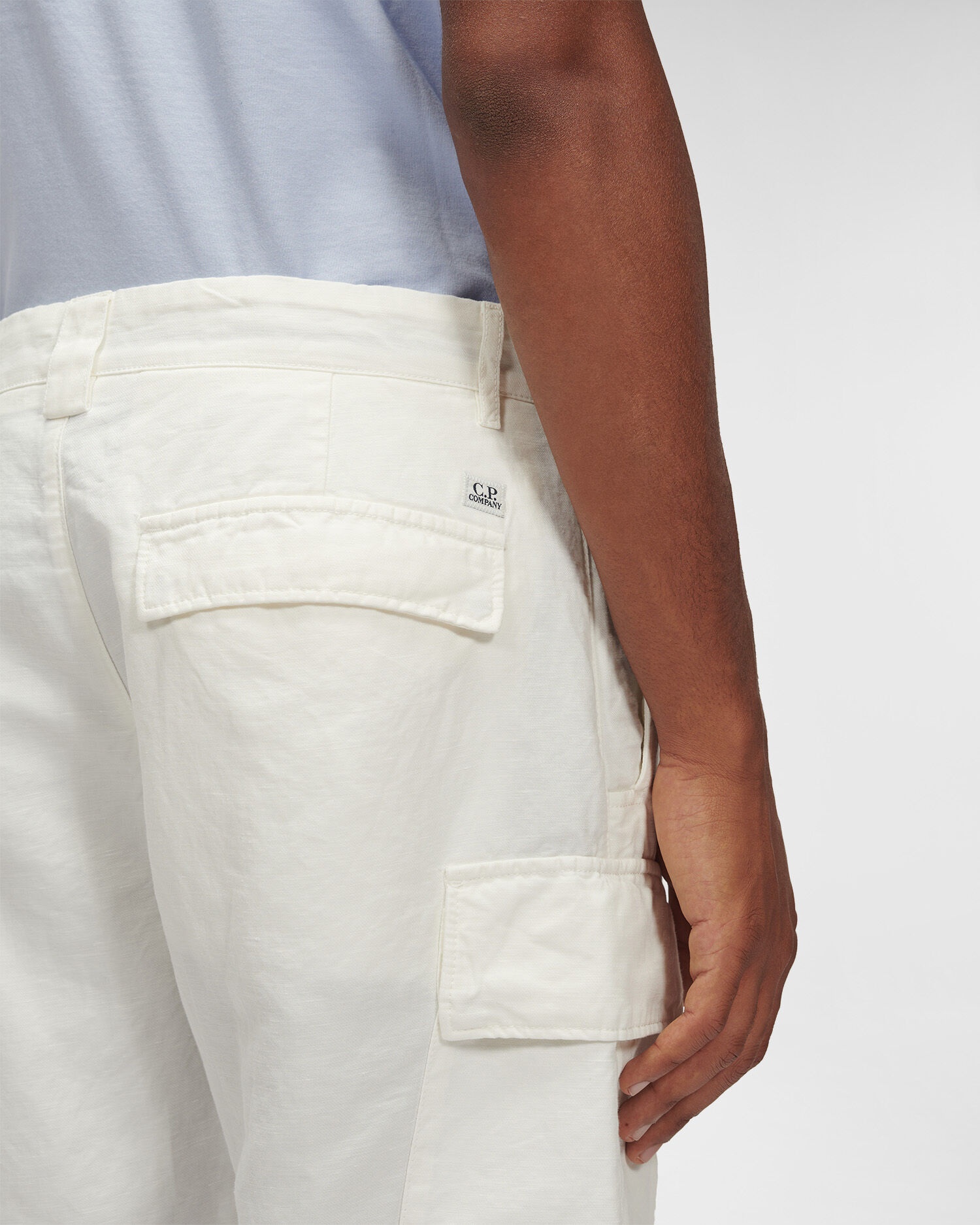Cotton/Linen Cargo Shorts - 6