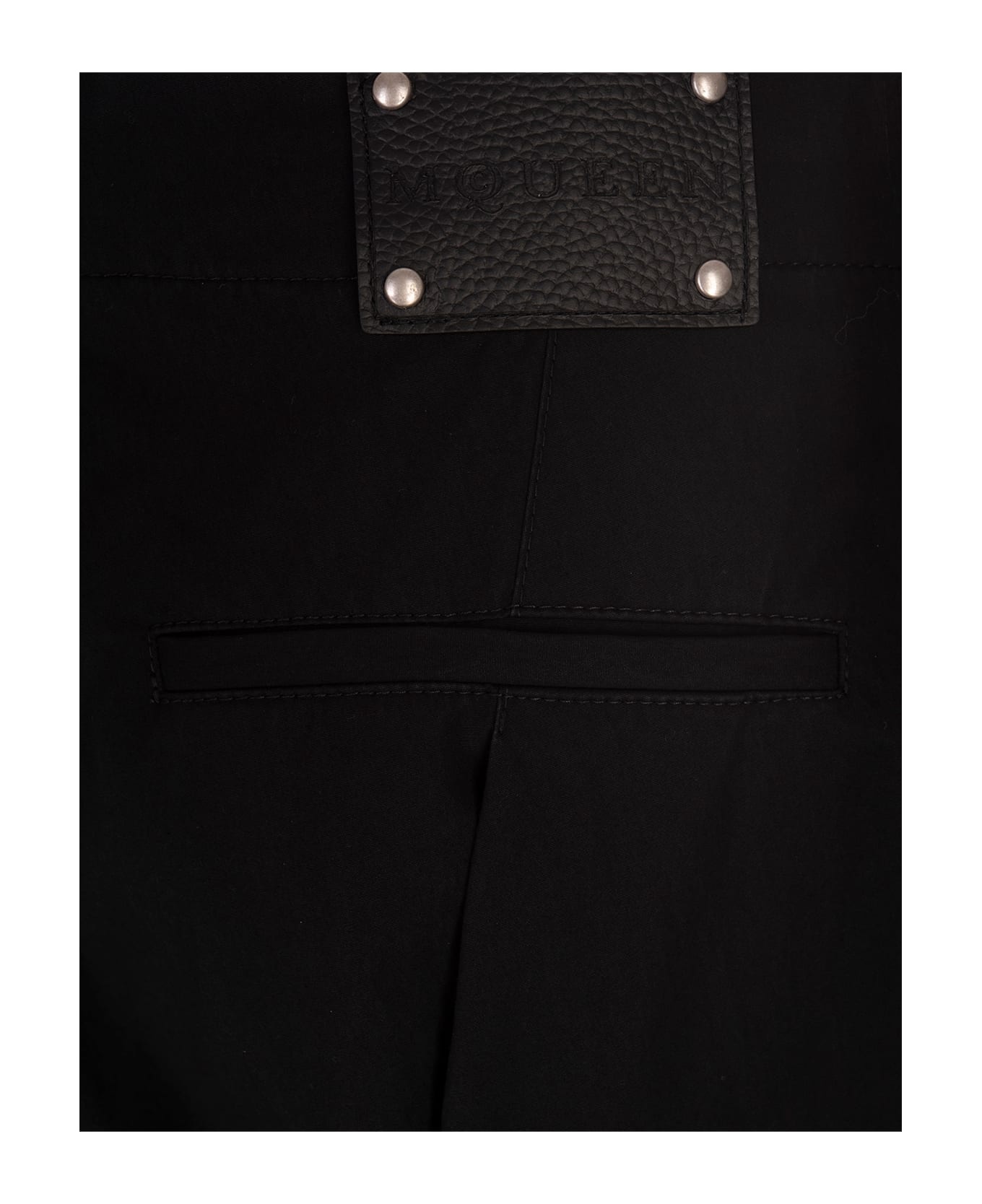 Cargo Trousers With Pleat In Black - 3