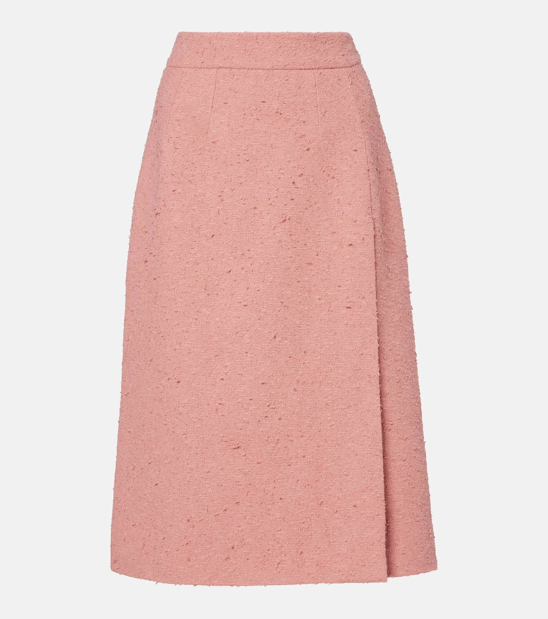 Cotton-blend midi skirt - 1