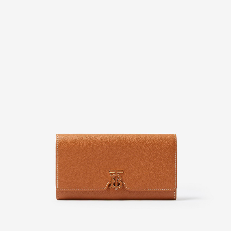 Monogram Motif Grainy Leather Continental Wallet 1