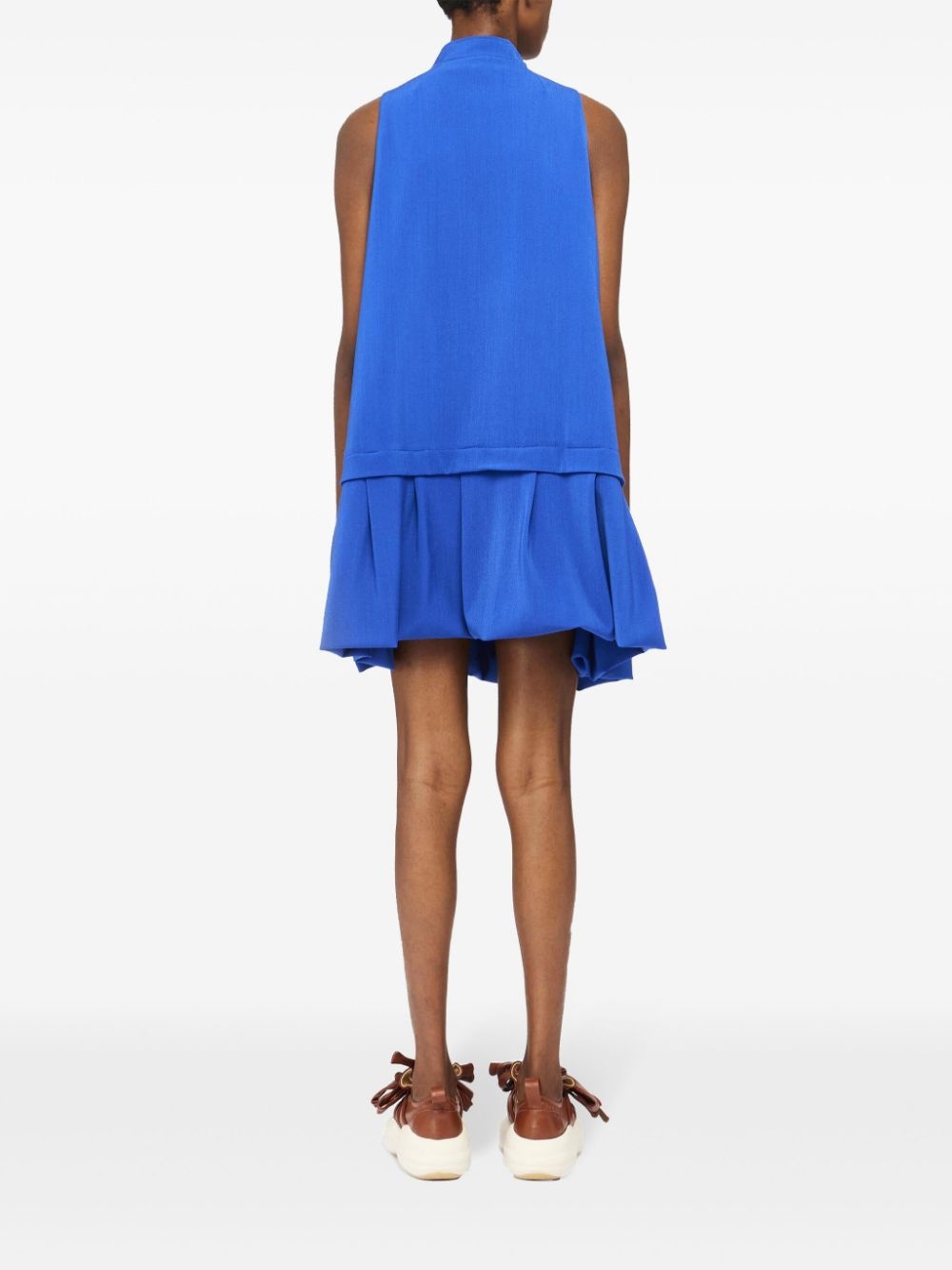 A-line ruffled minidress - 4