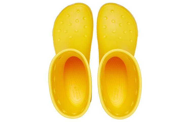 (WMNS) Crocs Classic Boots 'Yellow' 208363-75Y - 4