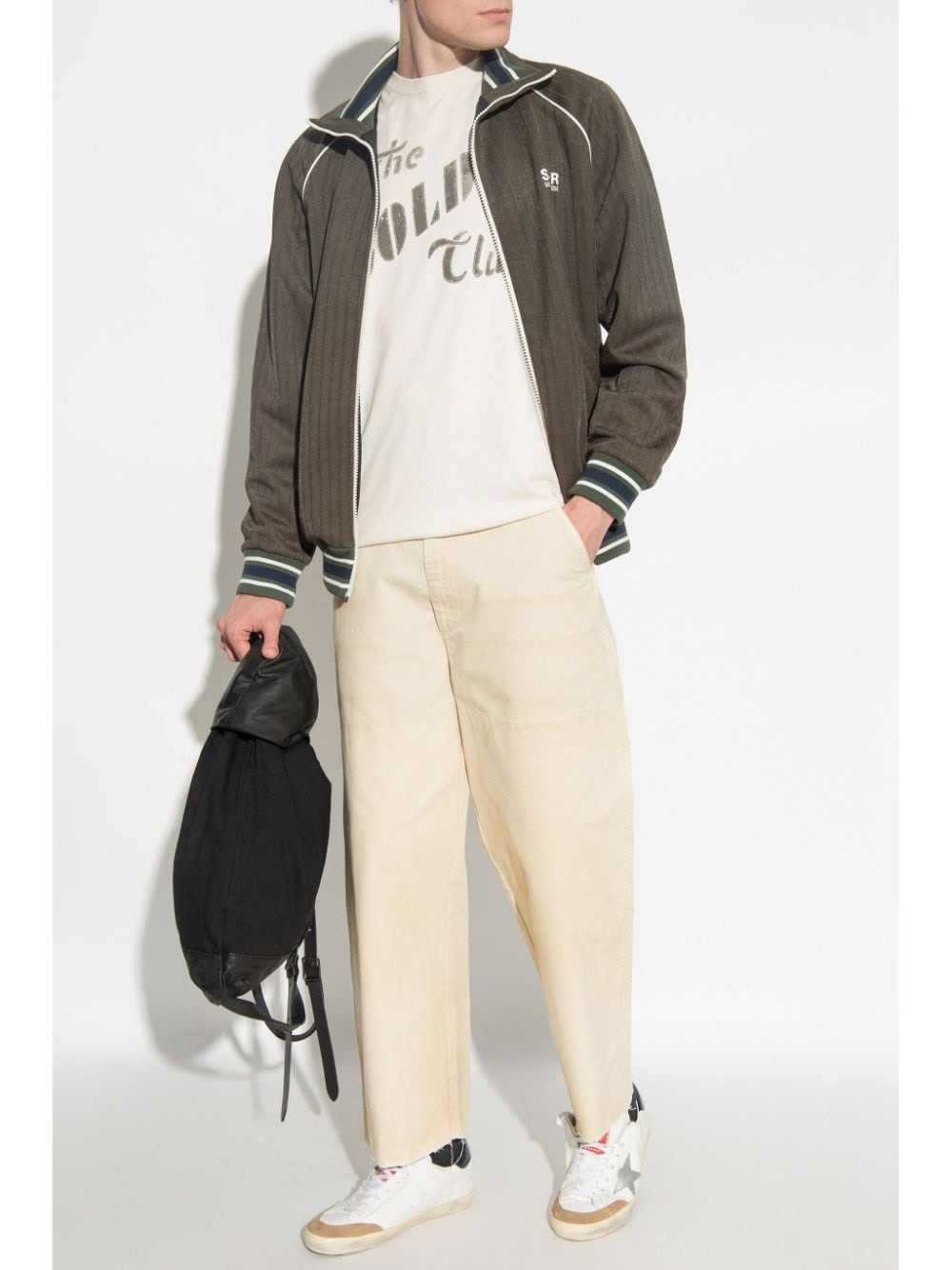 logo-appliqué track jacket - 2