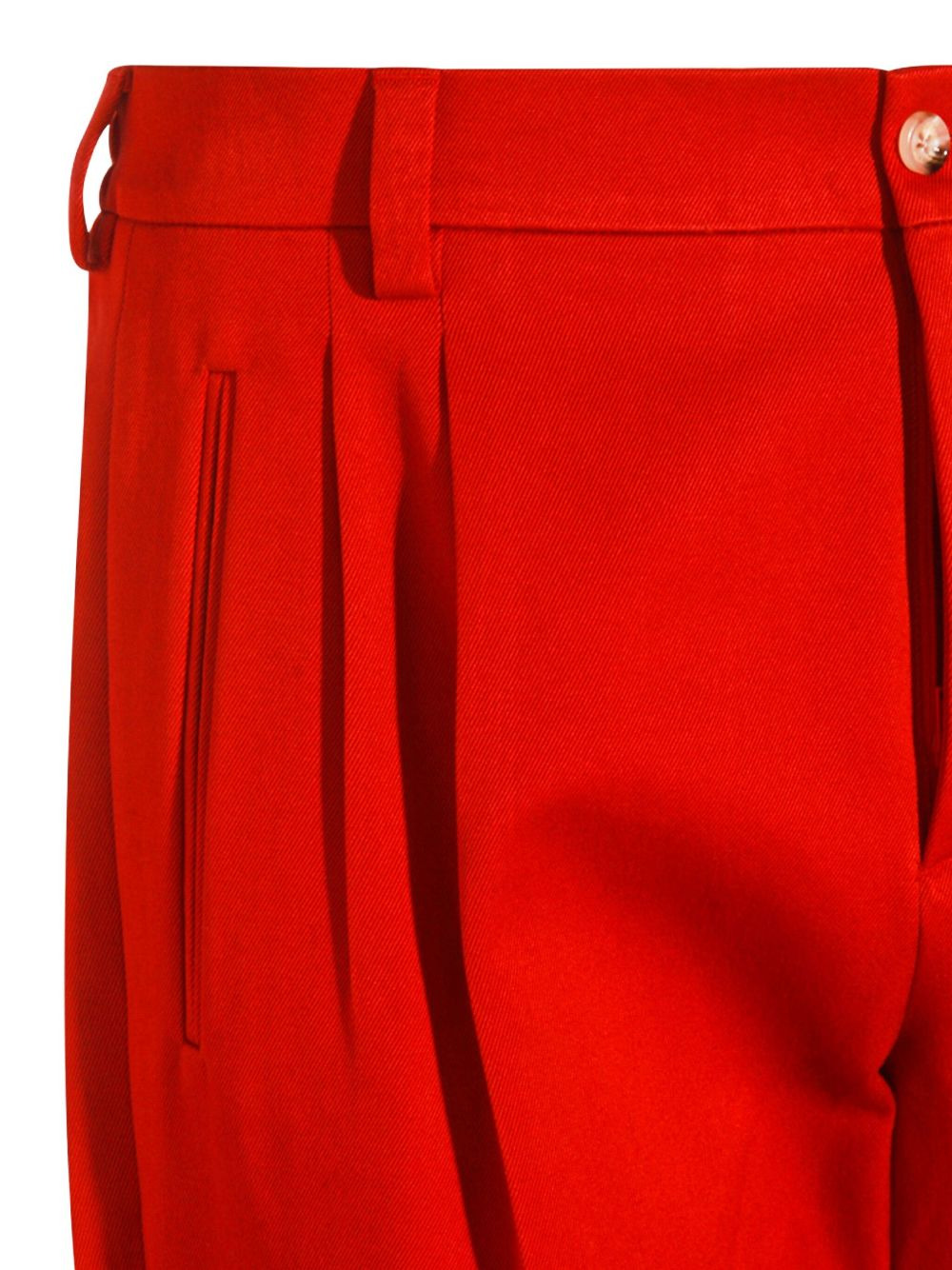 pleated-cuffed trousers - 3