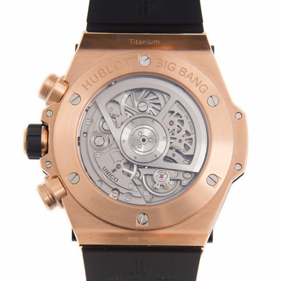 Hublot Big Bang Unico King Gold Dial Silver Automatic Men's Watch 411.OX.1180.RX.1104 - 5