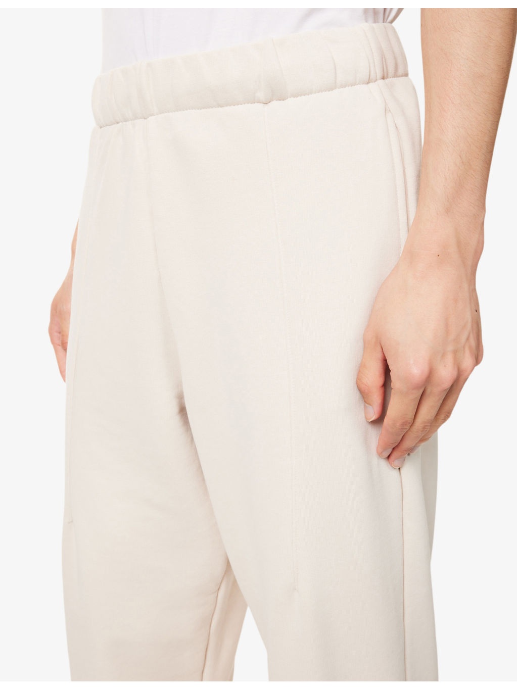 Club Elasticated-Cuffs Cotton-Blend Jogging Bottoms - 5
