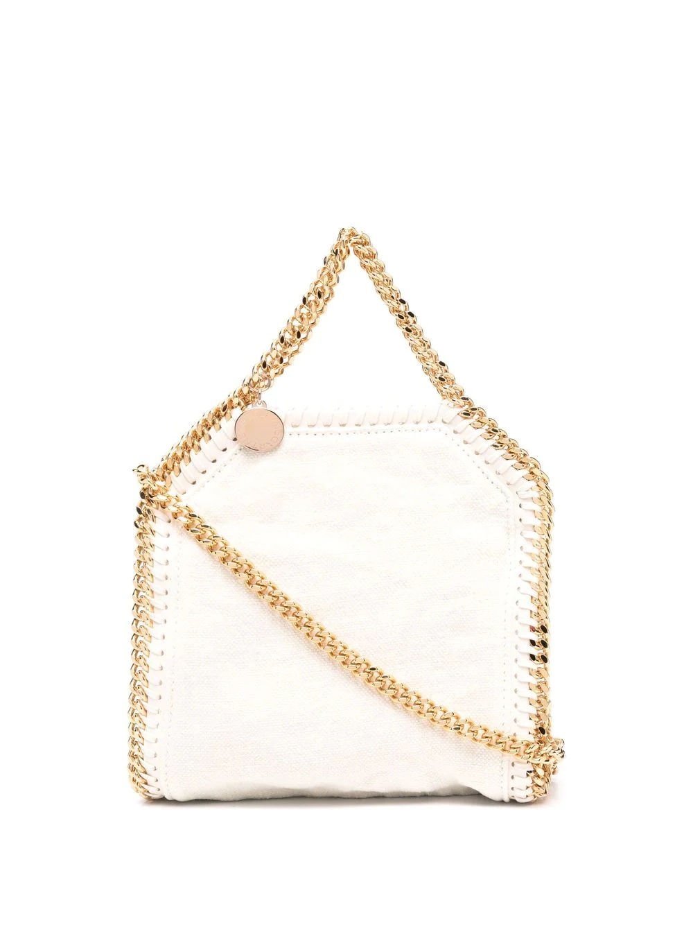 tiny Falabella linen tote bag - 1