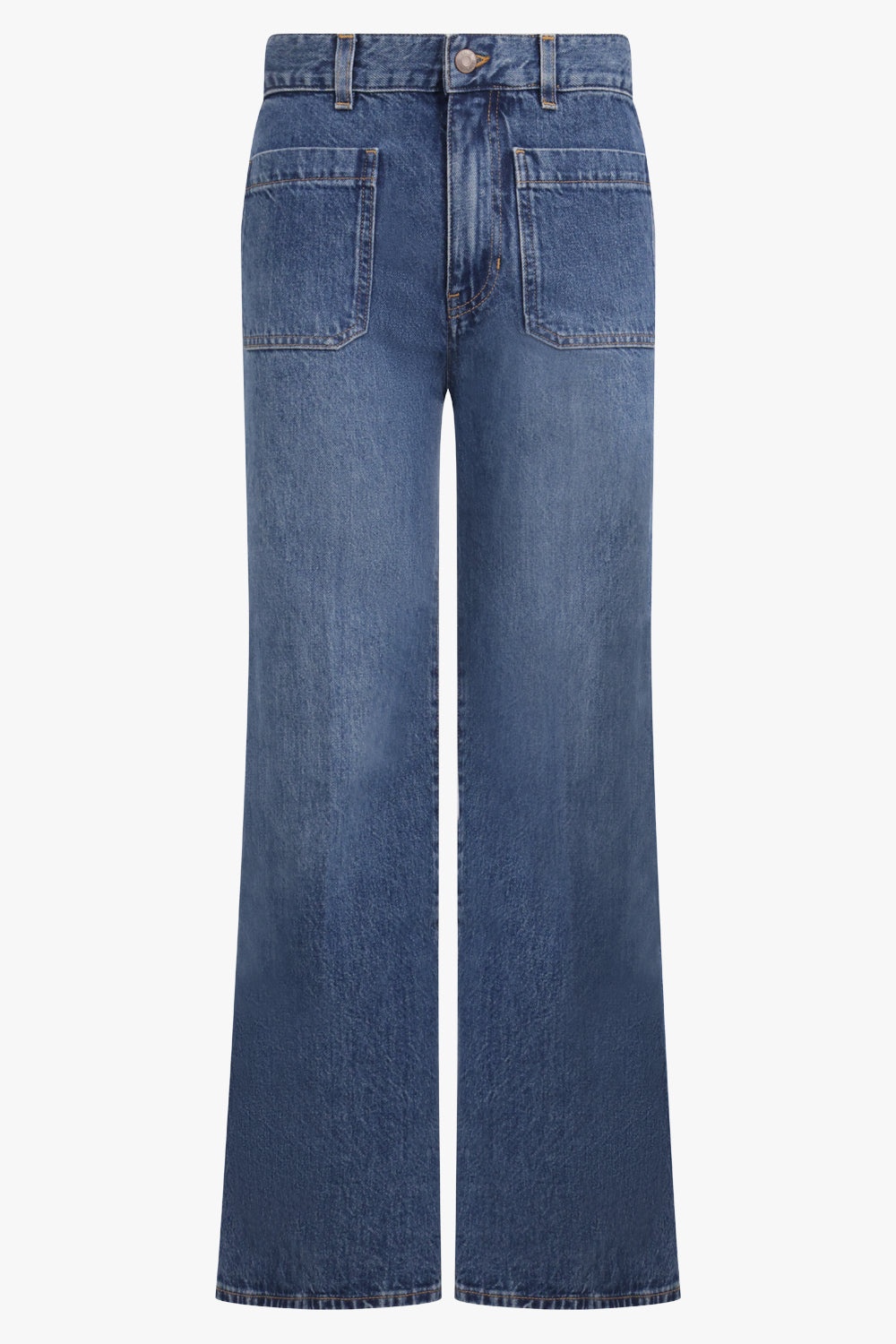 WIDE LEG DENIM JEAN | NIGHT BLUE - 1