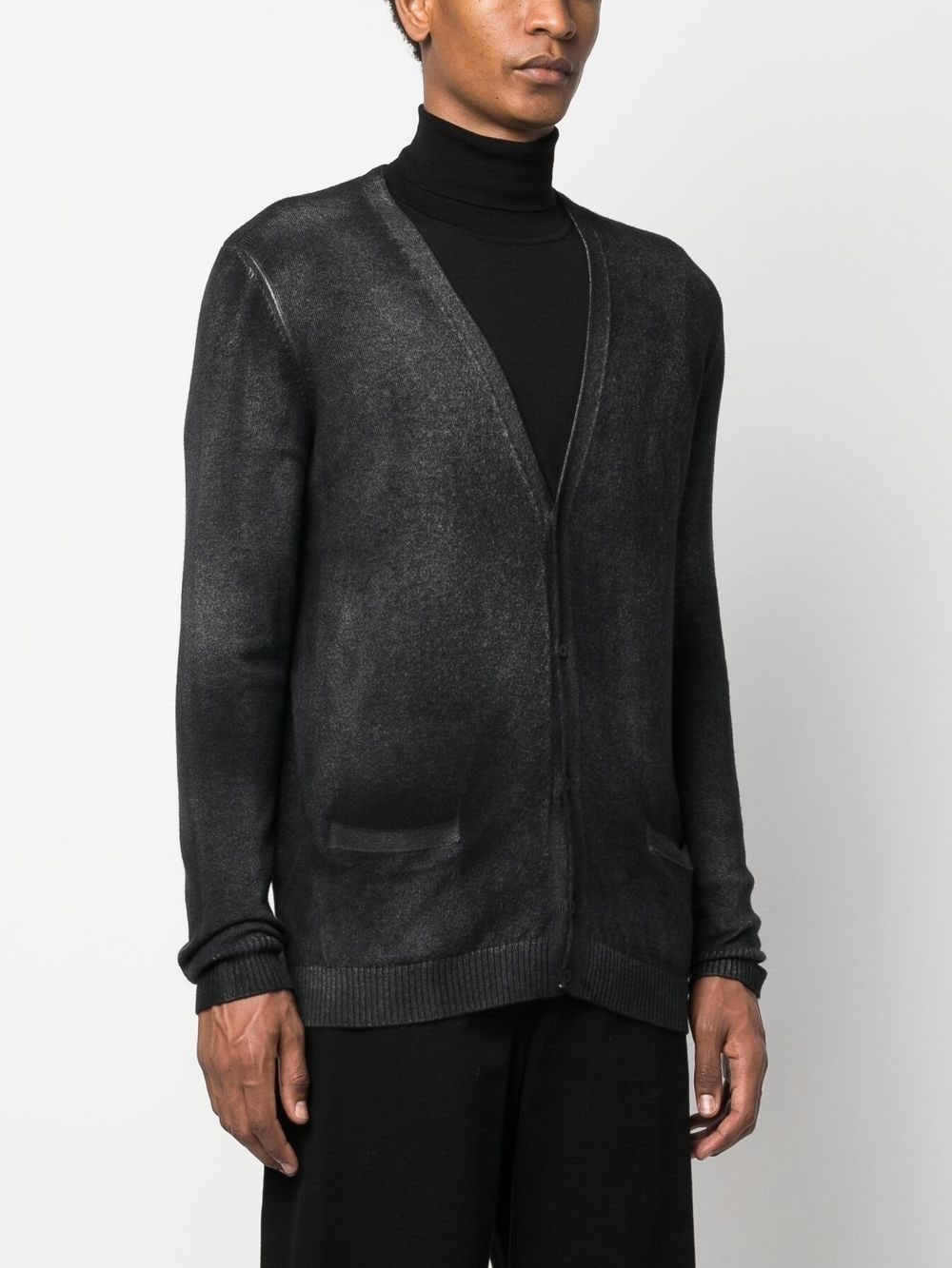 cashmere washed cardigan - 6