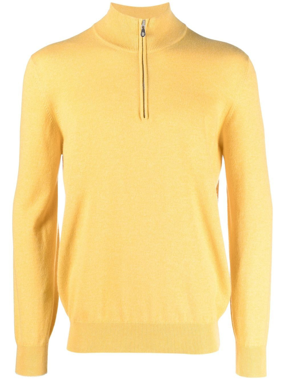 high-neck cashmere jumper - 1