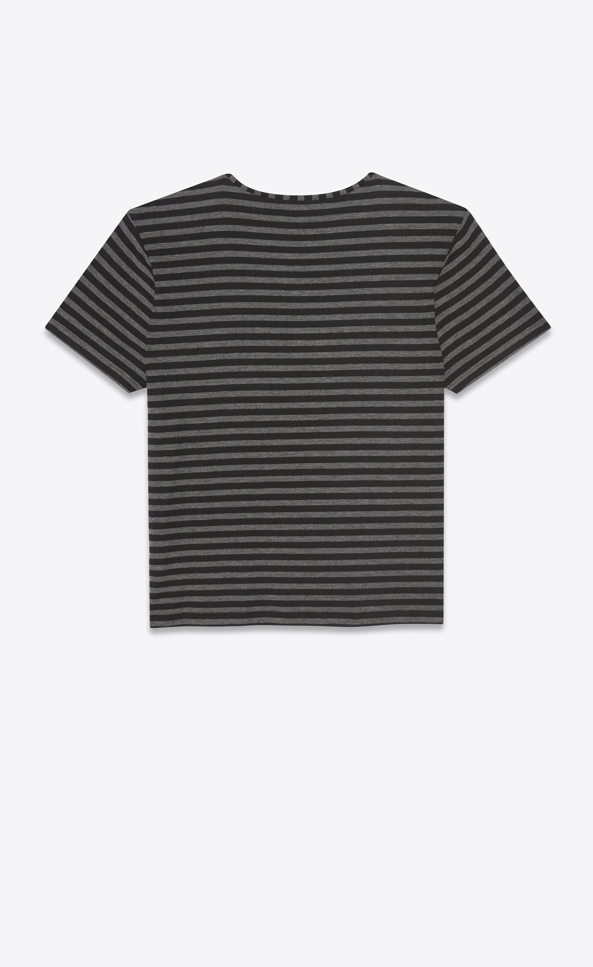 striped monogram t-shirt in jersey - 3