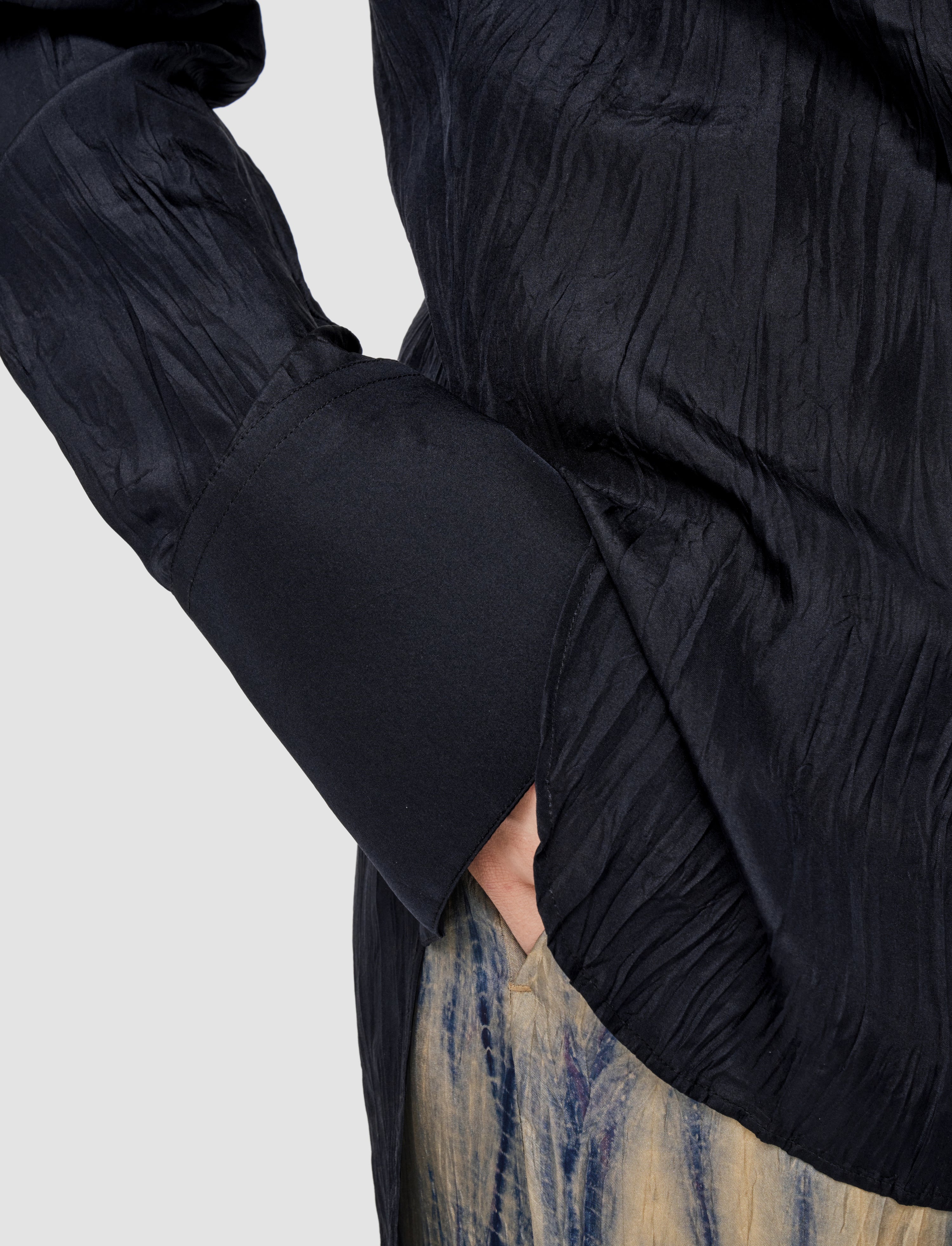 Bold Habotai Silk Blouse - 5