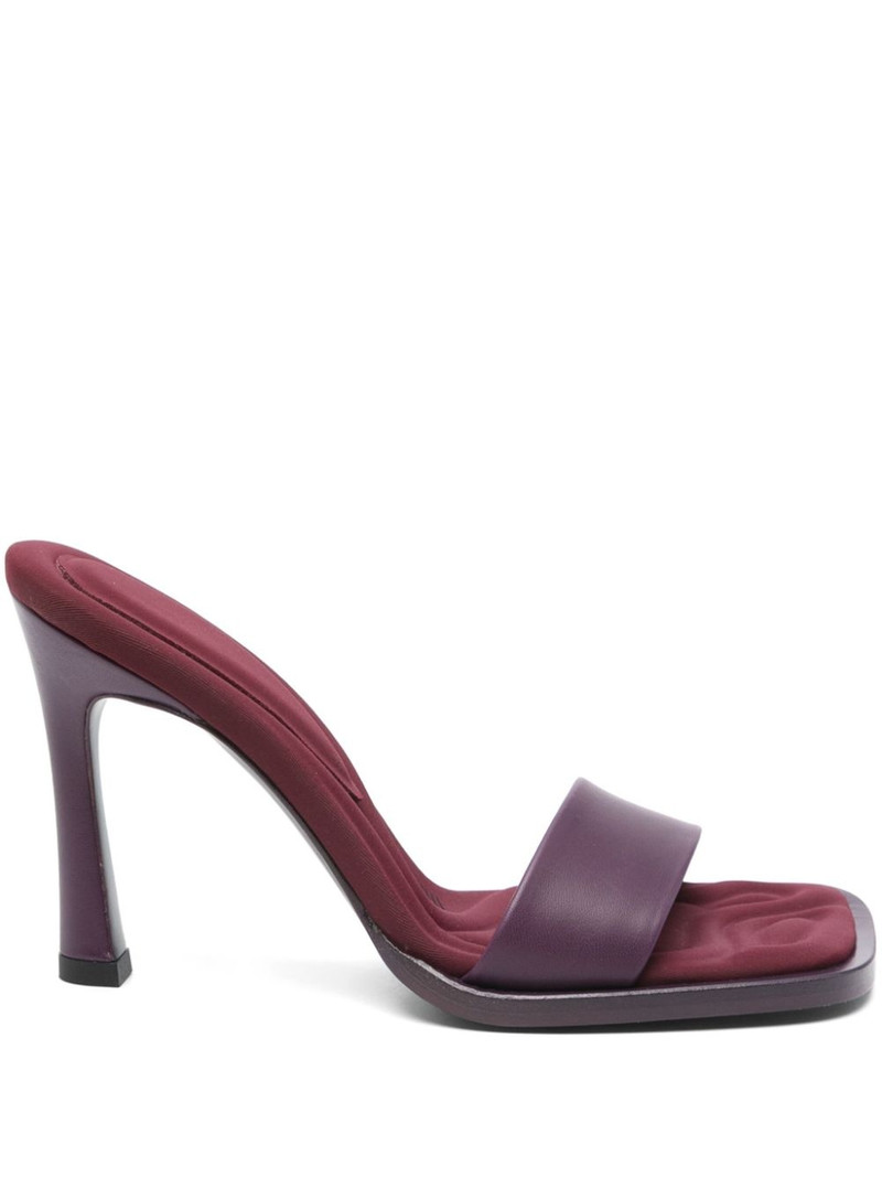 100mm leather mules 1