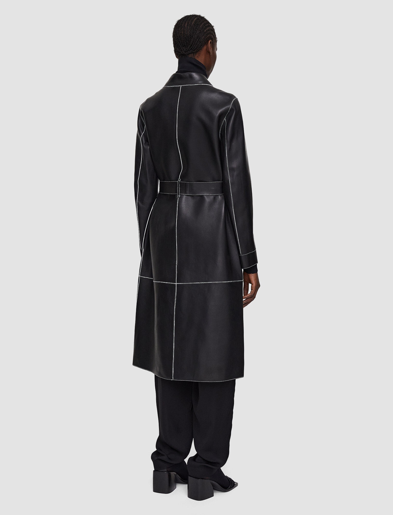 Bonded Leather Lancry Coat - 4