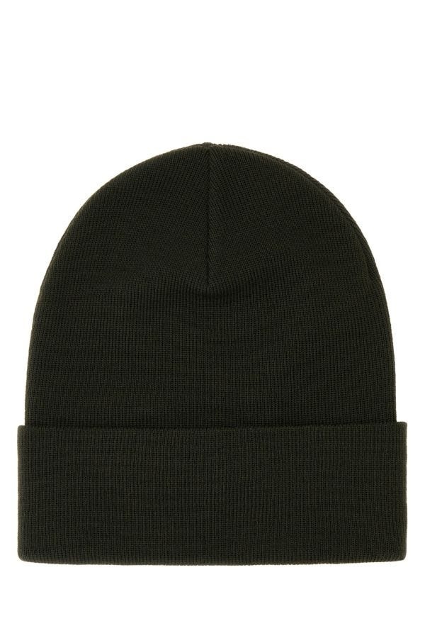 Moncler Grenoble Man Khaki Wool Beanie Hat - 2