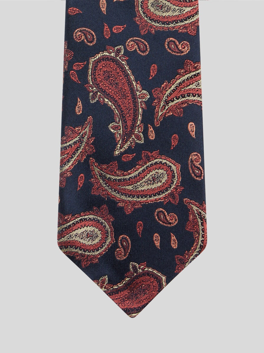 PAISLEY SILK JACQUARD TIE - 3