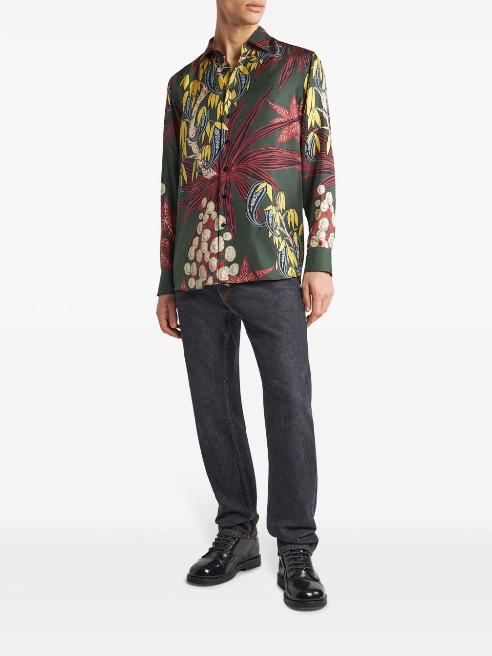 mid-rise slim-cut jeans - 2