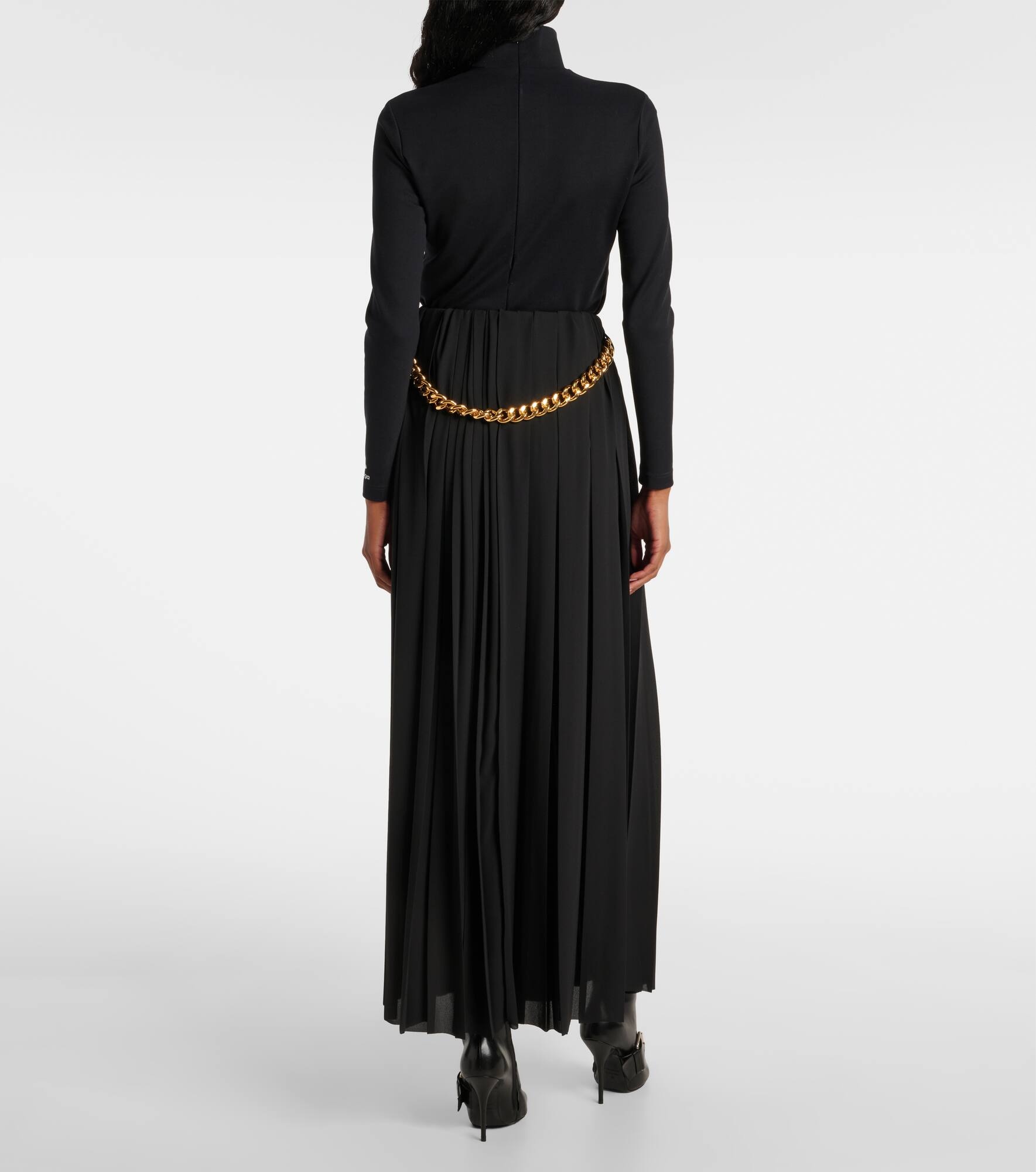 Pleated maxi skirt - 3