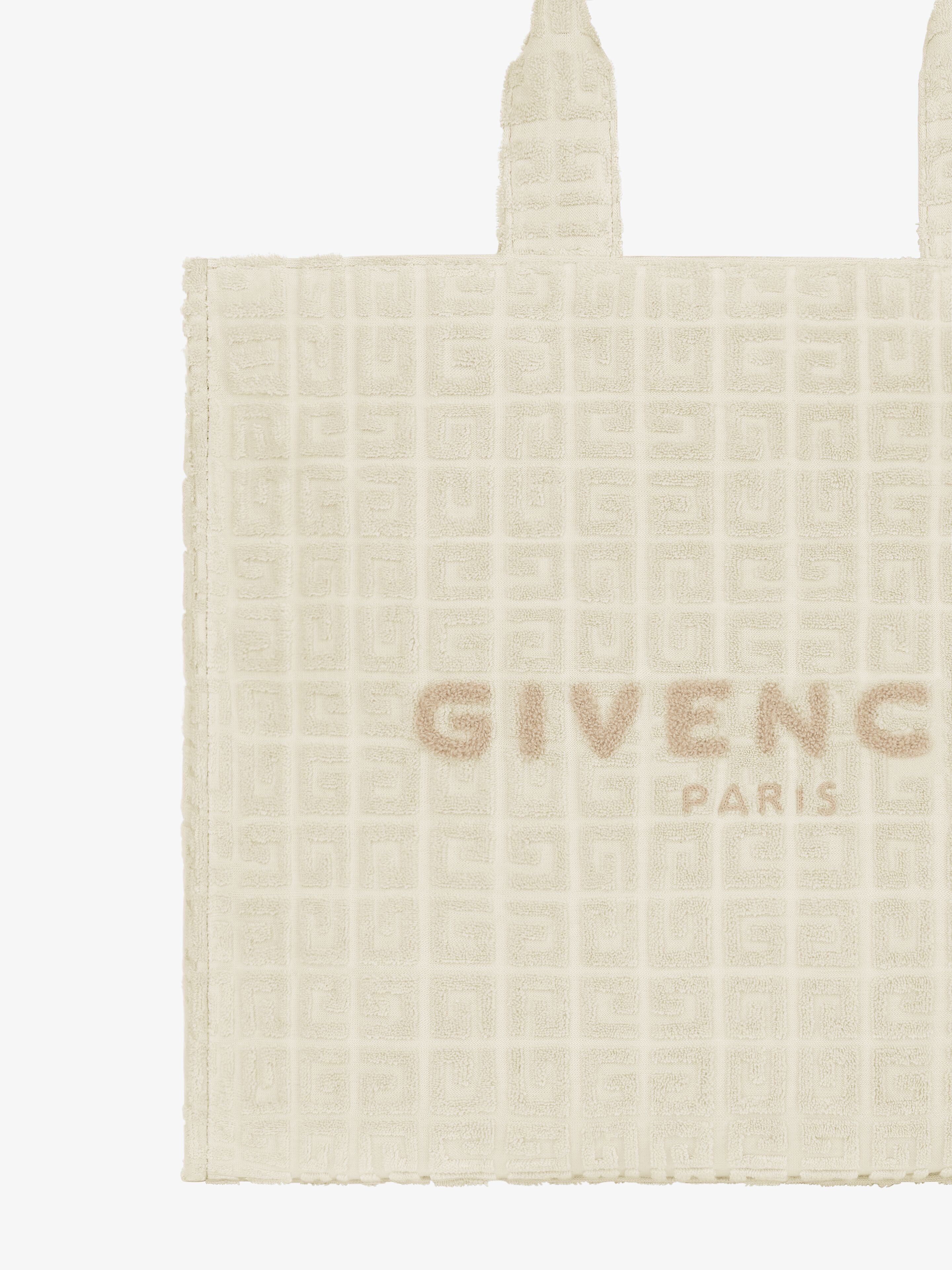 MEDIUM G-TOTE BAG IN 4G COTTON TOWELLING - 6