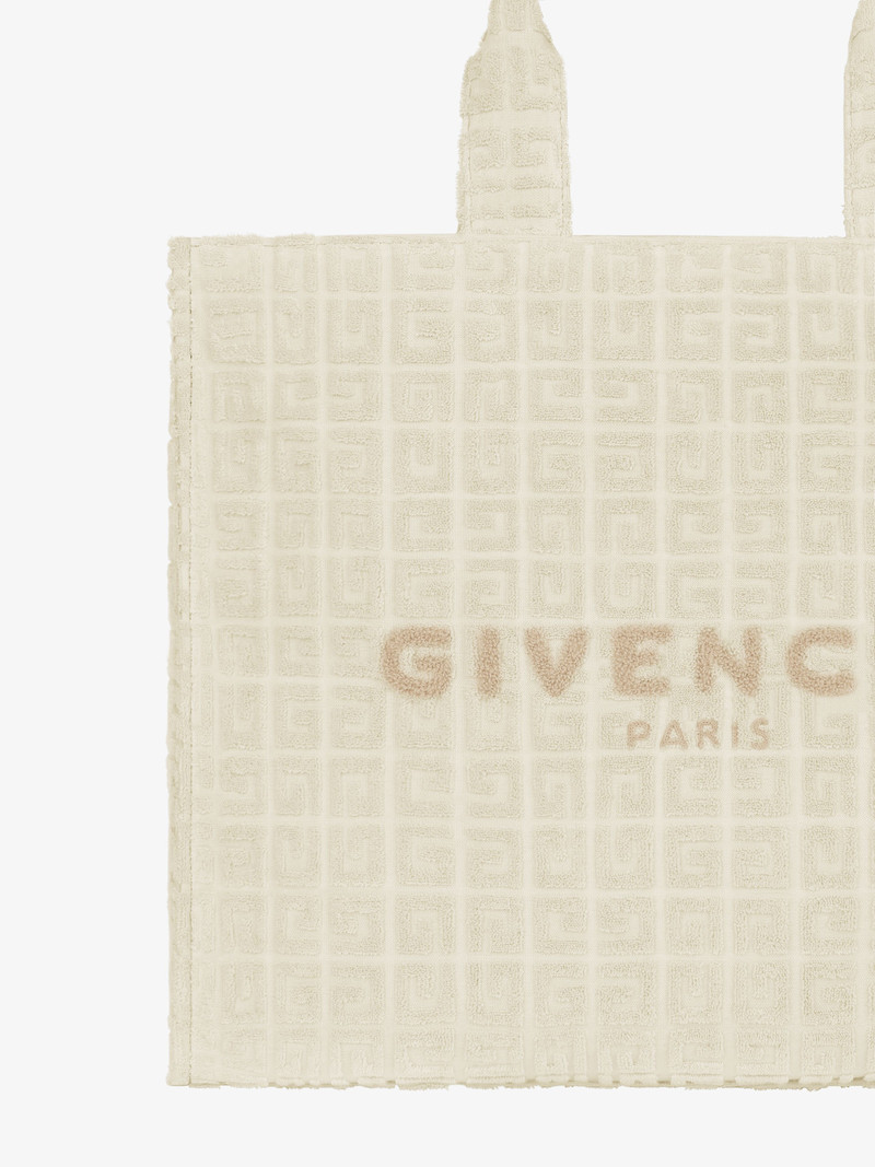 MEDIUM G-TOTE BAG IN 4G COTTON TOWELLING 6