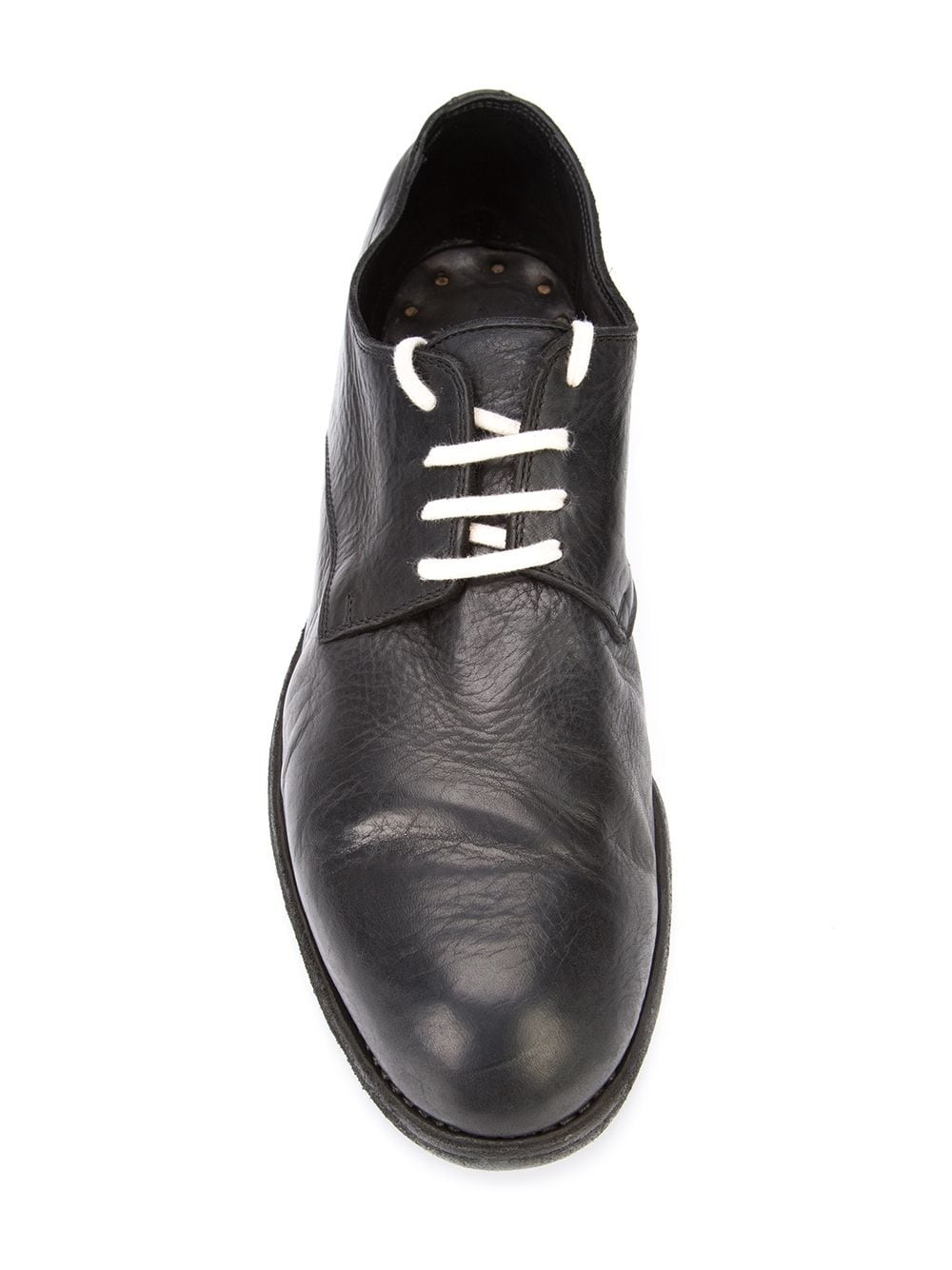 contrast lace-up derby shoes - 4