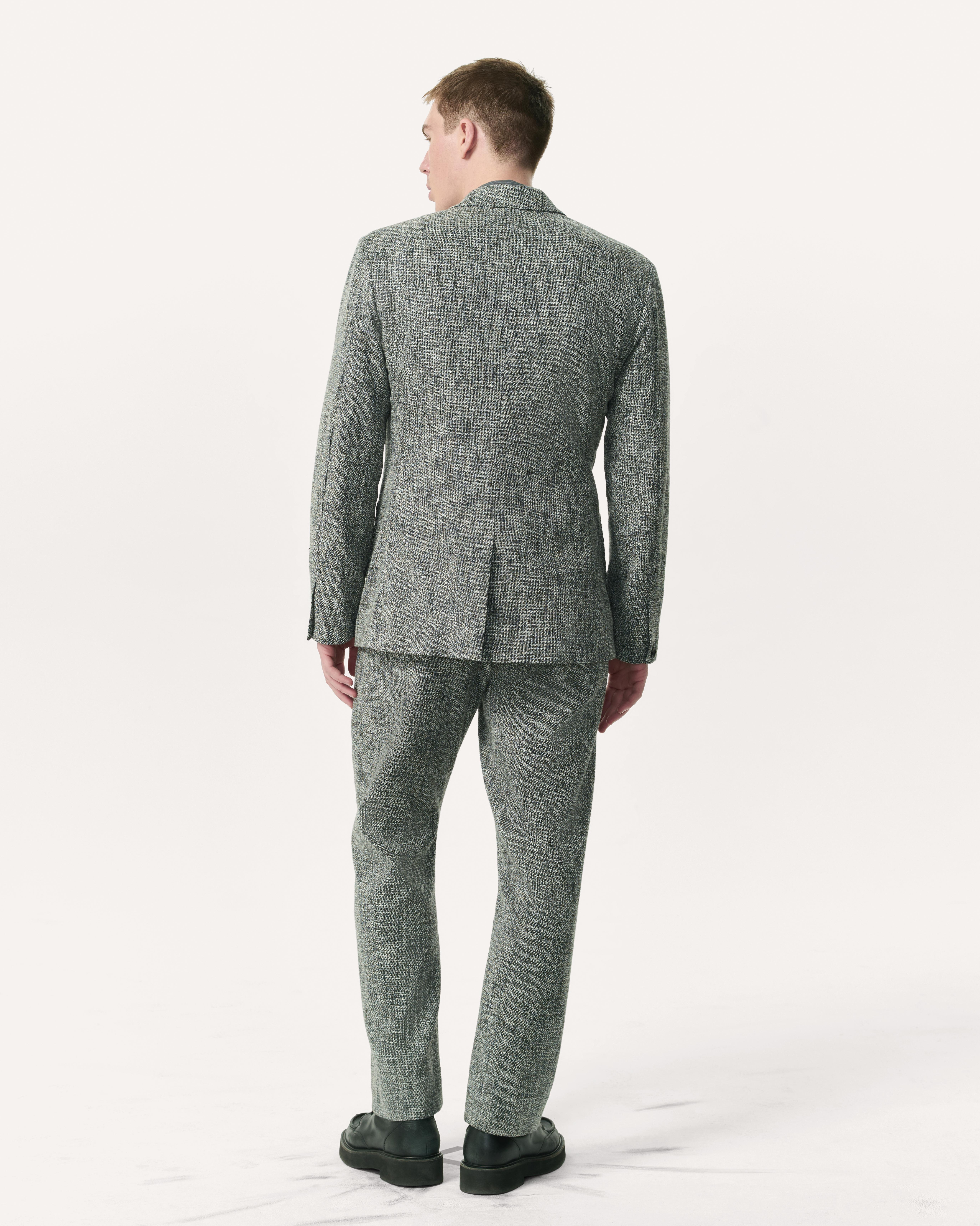 Butler Italian Tweed Patch Pocket Blazer - 5