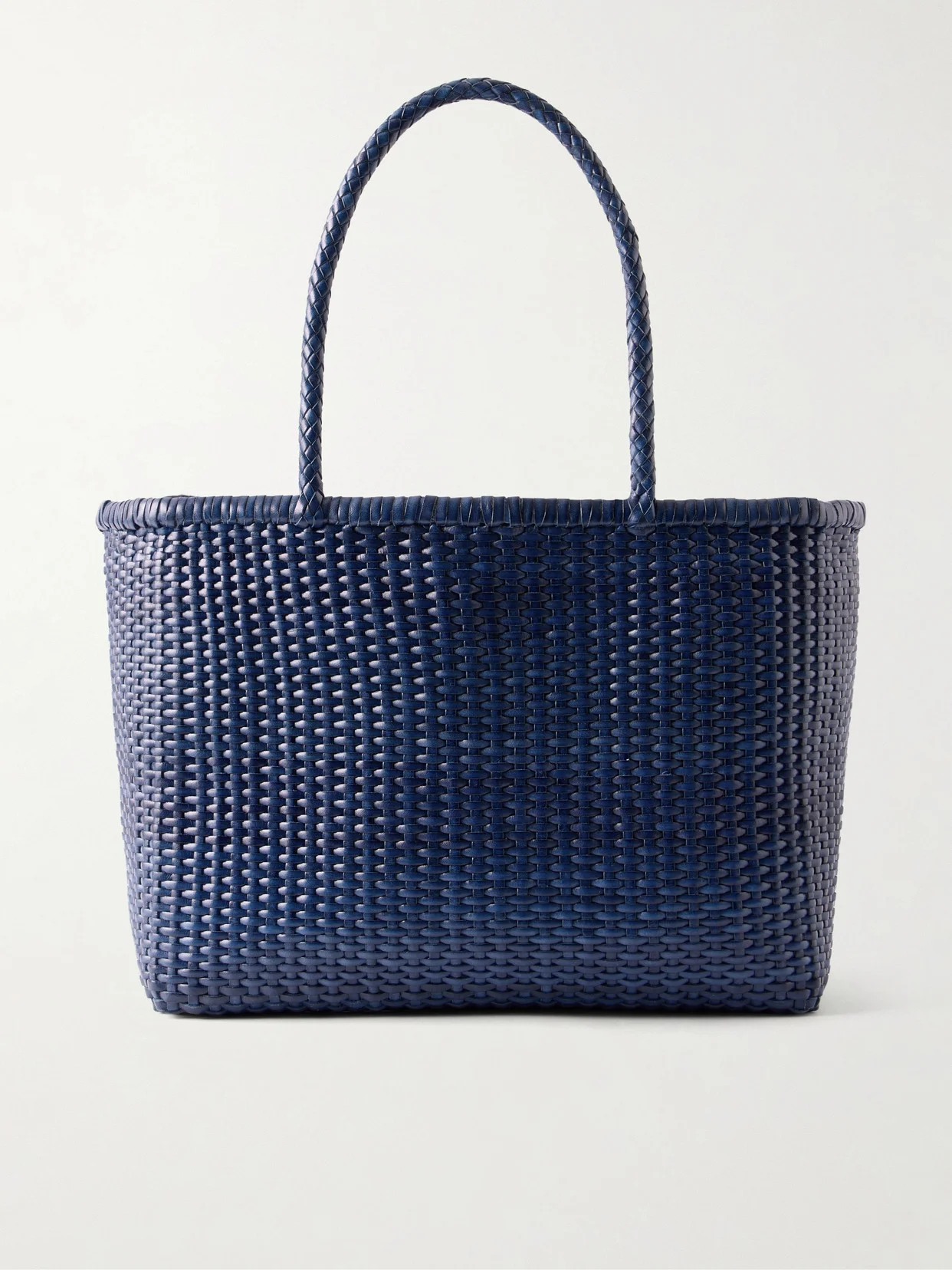 B Weave Leather Tote - 1