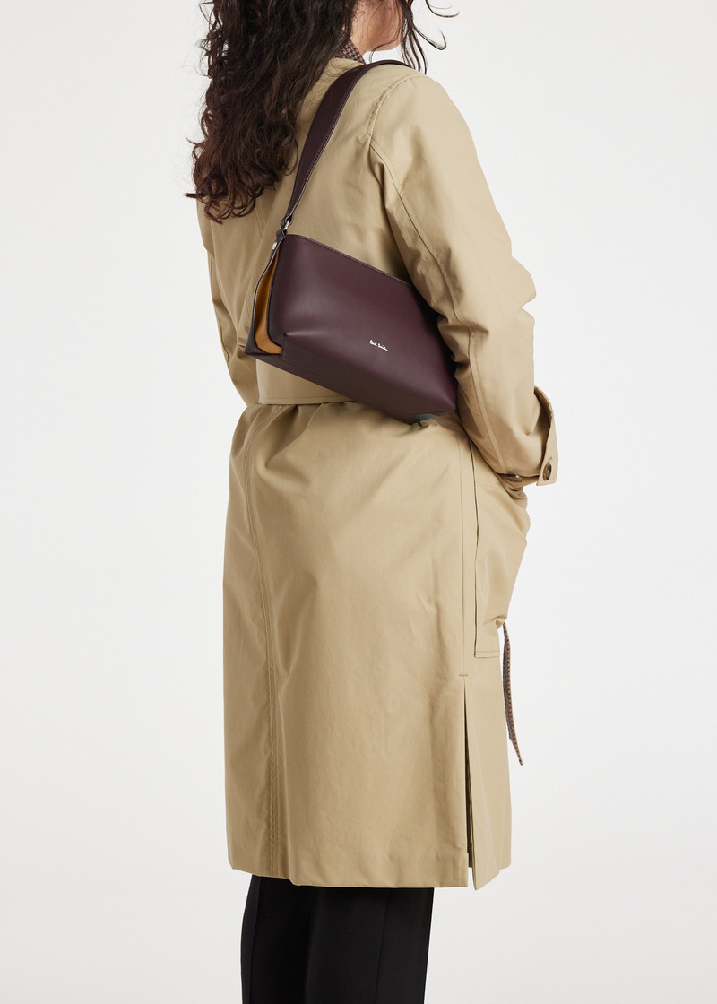 Women's Burgundy Shoulder Bag 6