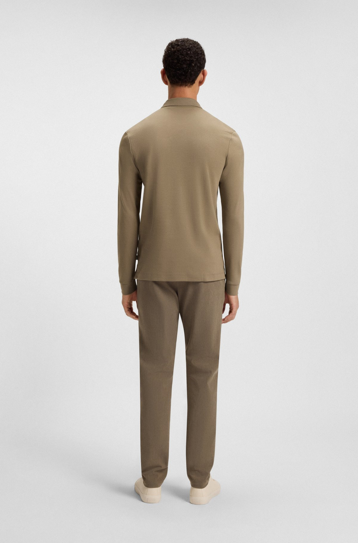 REGULAR-FIT POLO SHIRT IN INTERLOCK COTTON - 5