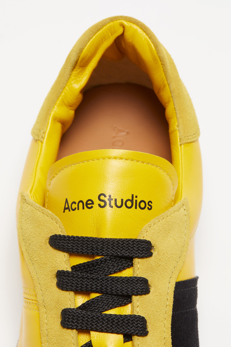 Lace-up sneakers - Yellow/black 3