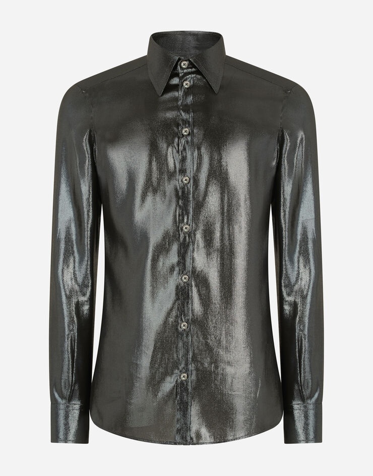 Silk lamé shirt - 3