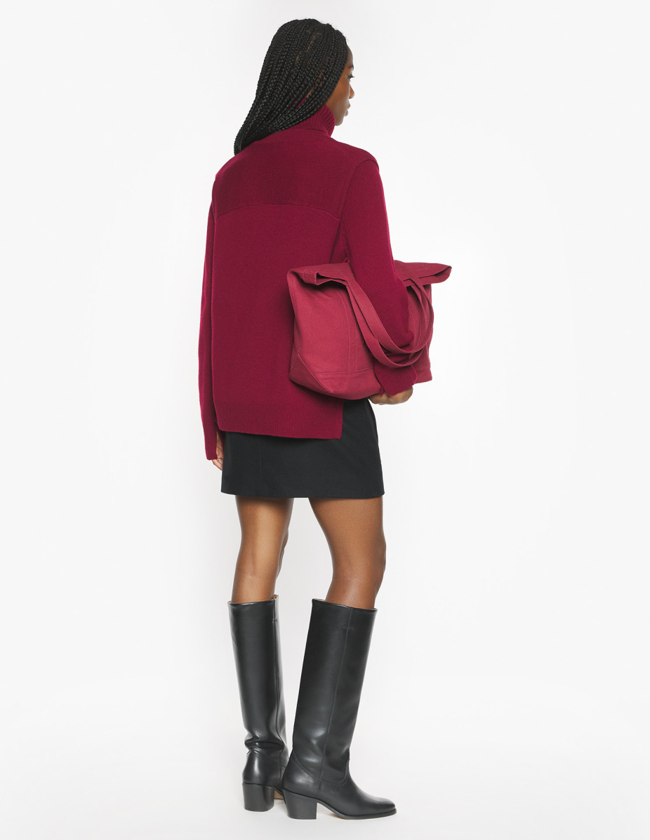 MINI WOOL SKIRT - 5