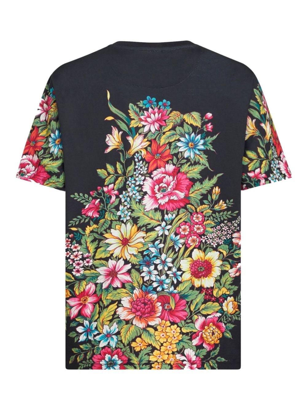 floral-print cotton T-shirt - 7