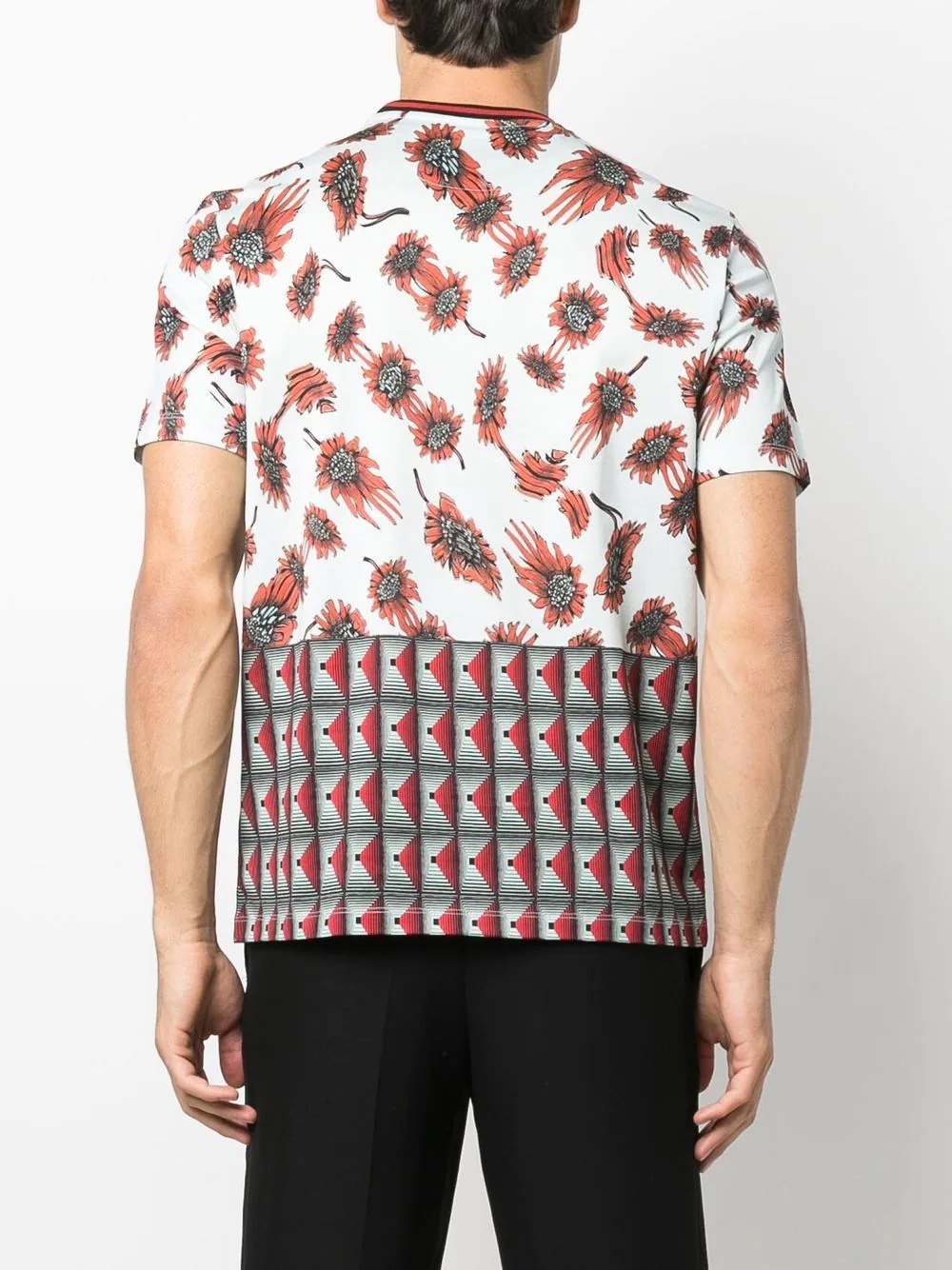 patterned short-sleeved T-shirt - 4