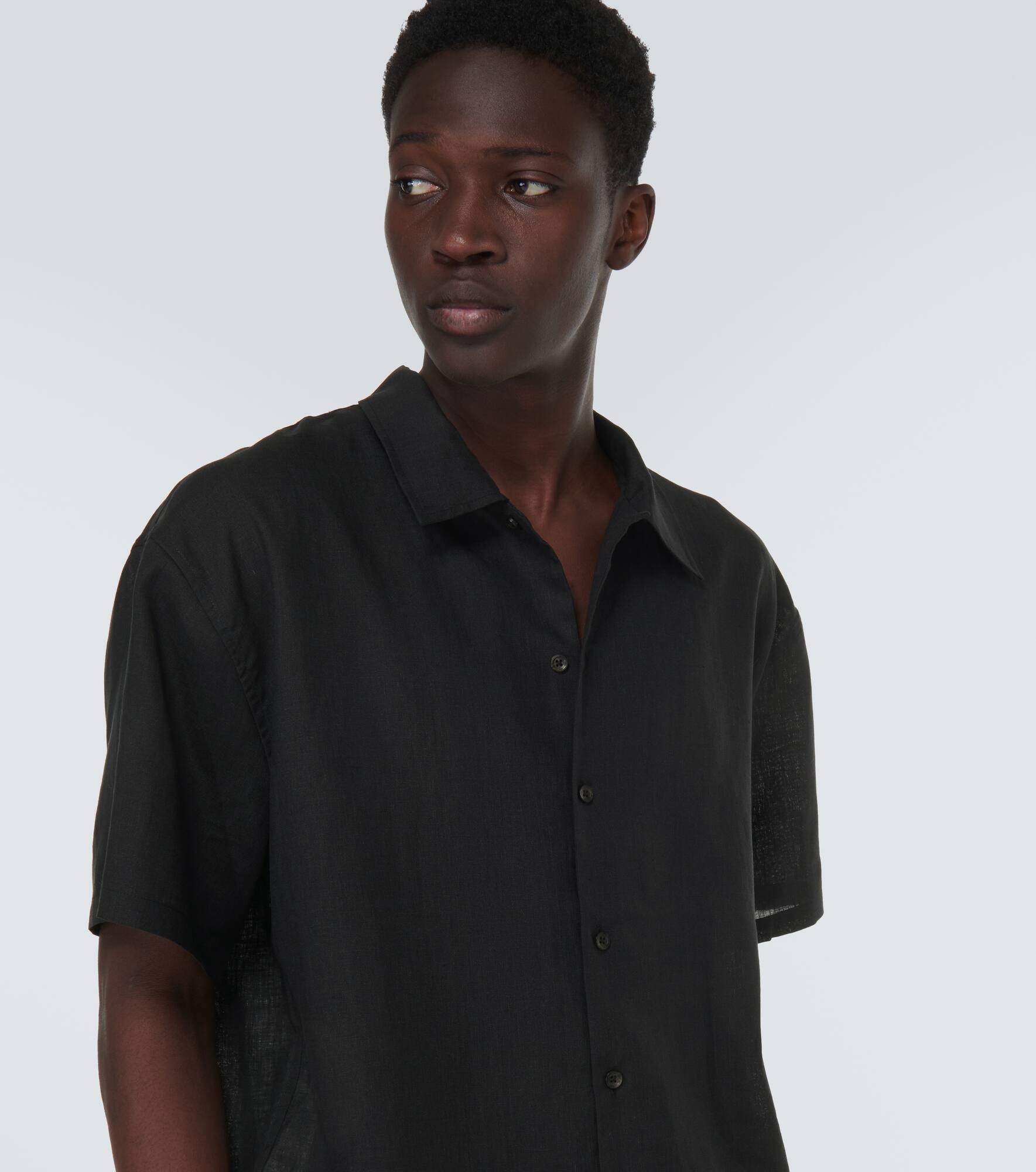 Oversized linen shirt - 5